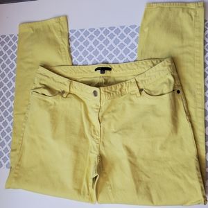 Chaus yellow pant in size 12
